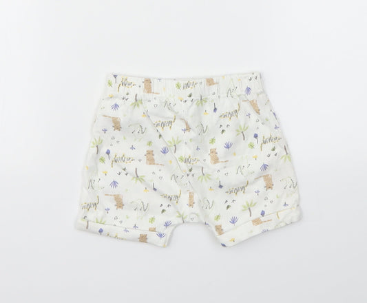 Matalan Boys Multicoloured Animal Print Capri Leggings Size 6-9 Months