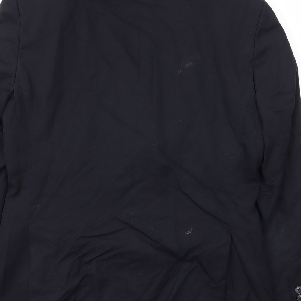 M&S Mens Blue Jacket Blazer Size 38