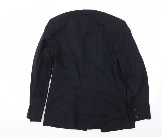 Preworn Womens Blue Jacket Blazer Size 10
