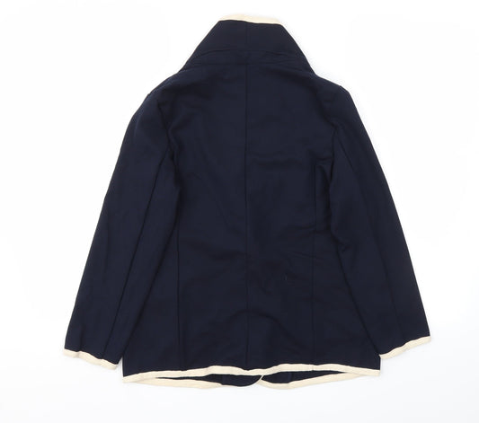 New Look Womens Blue Jacket Blazer Size 10