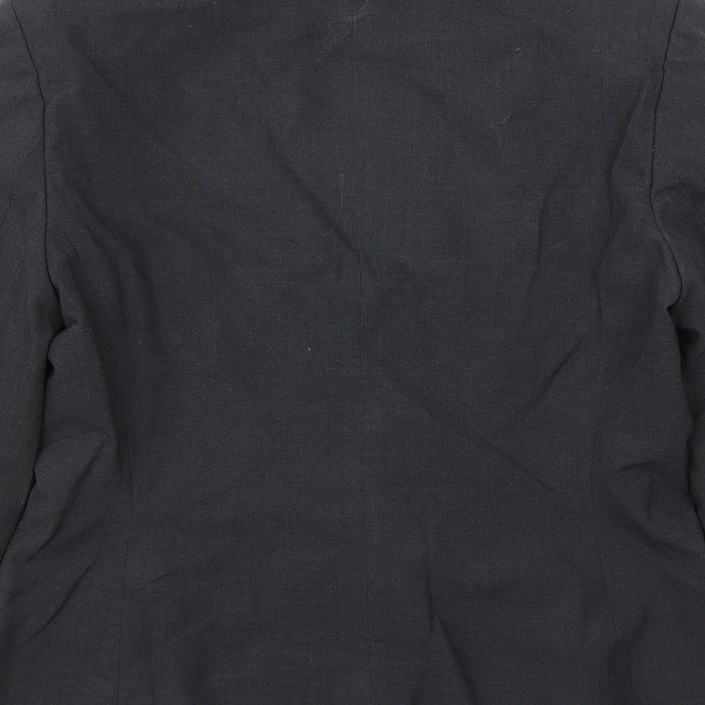 M&S Womens Grey Jacket Blazer Size 12
