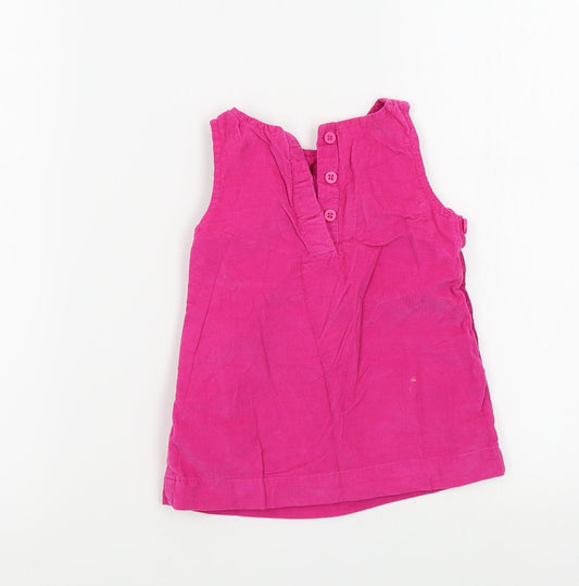 Gap Girls Pink Colourblock A-Line Size 12-18 Months