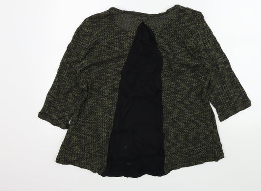 M&S Womens Green Pullover Jumper Size 14