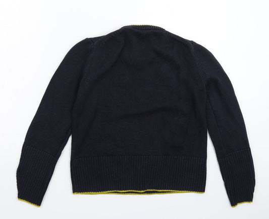 Marks and Spencer Womens Blue Knit Pullover Jumper Size S