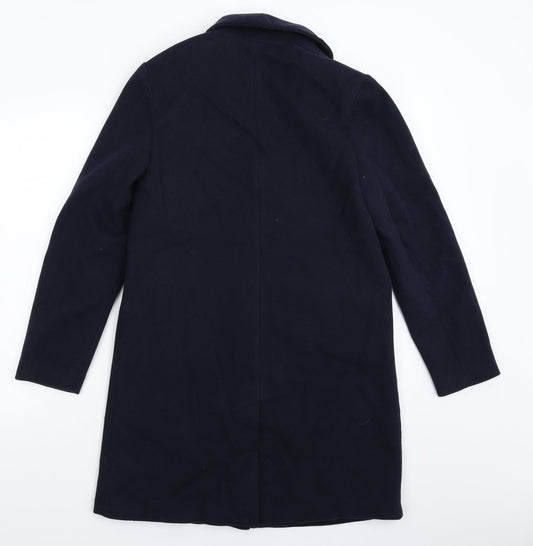 Primark Womens Blue Pea Coat Coat Size 10