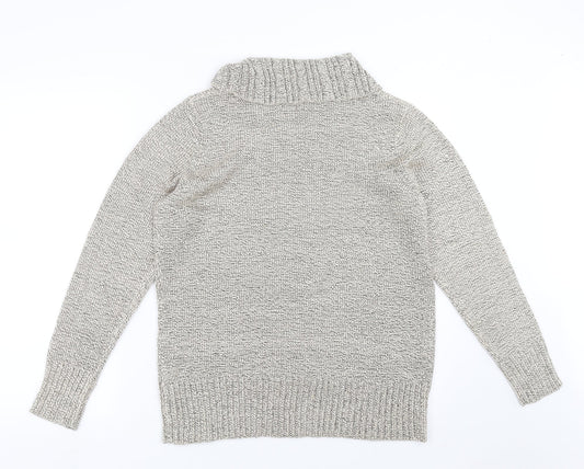 BM collection Womens Beige Knit Pullover Jumper Size M