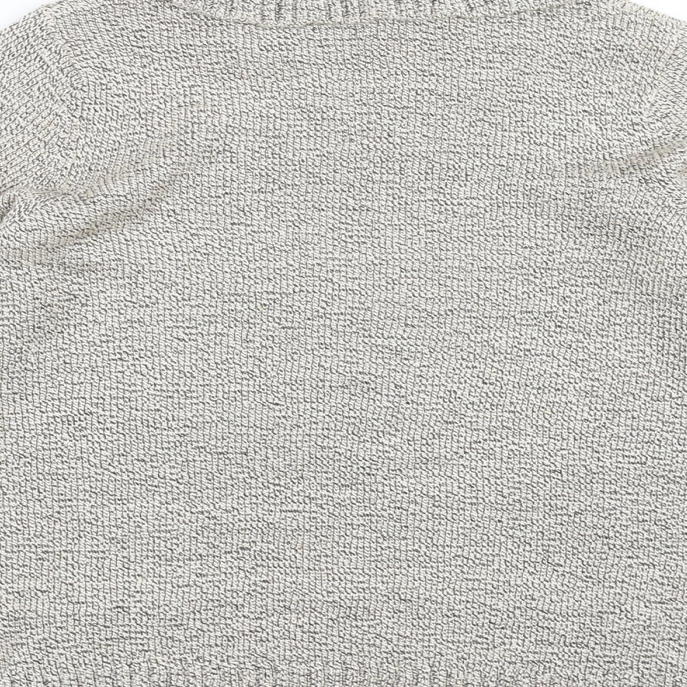 BM collection Womens Beige Knit Pullover Jumper Size M
