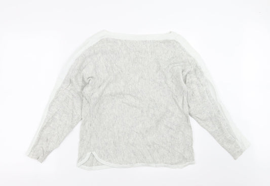 Oasis Womens Grey Knit Pullover Jumper Size M