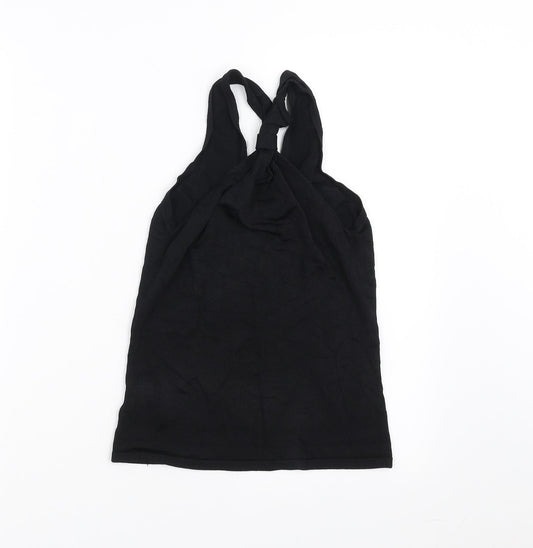 NEXT Womens Black Basic Blouse Size 10