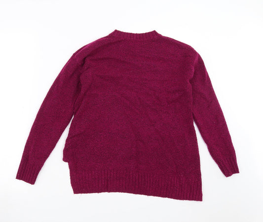 Marks and Spencer Womens Purple Knit Pullover Jumper Size S