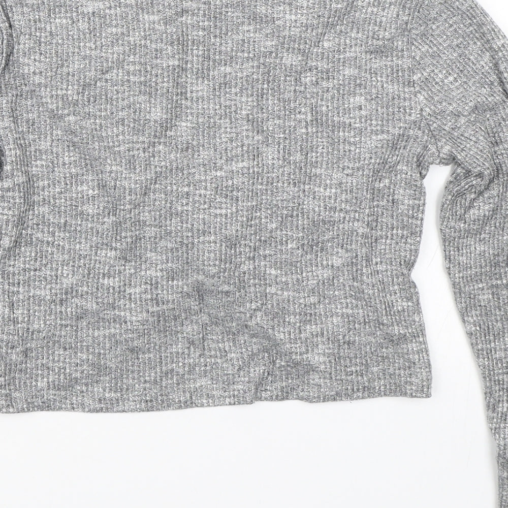 TU Girls Grey Cropped T-Shirt Size 11 Years