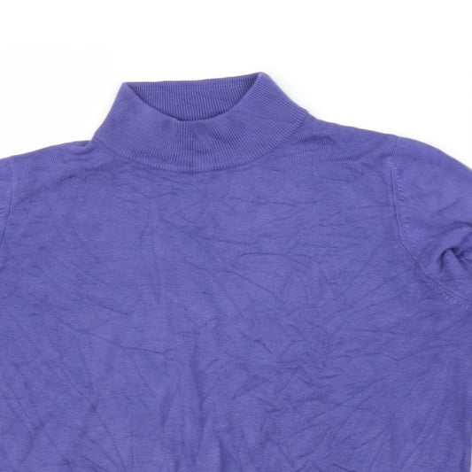 M&S Womens Purple Pullover Jumper Size 18