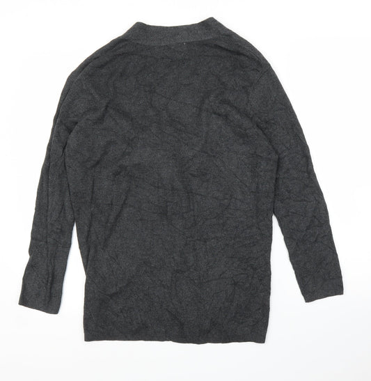 Monsoon Womens Grey Cardigan Jumper Size M