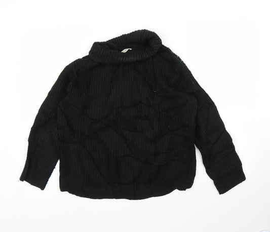 M&S Womens Black Pullover Jumper Size 10