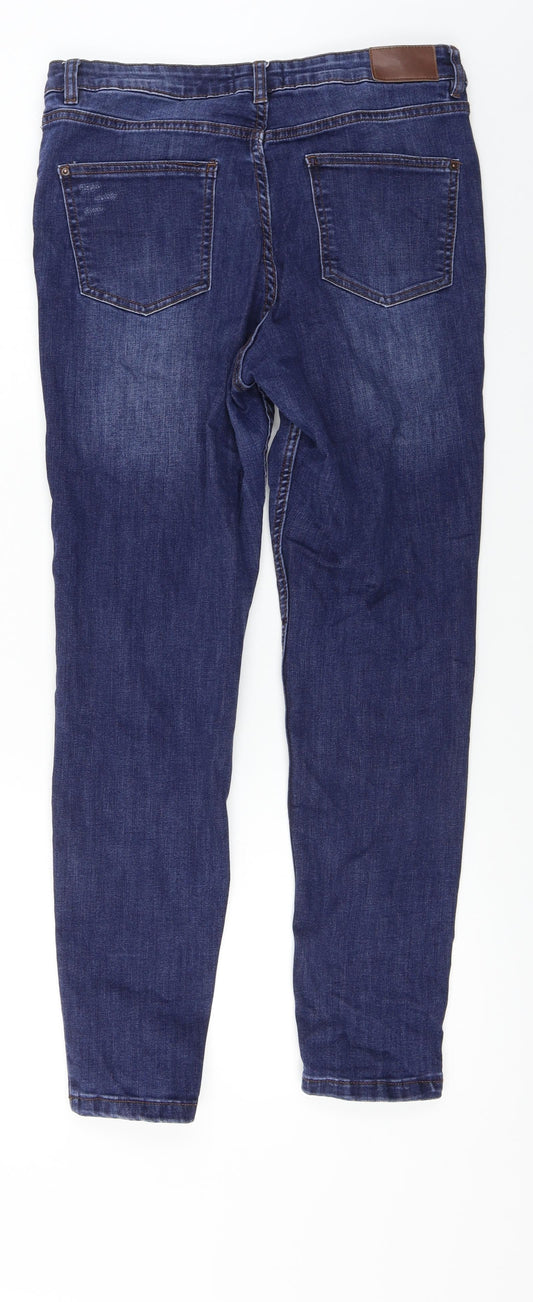 MOHITO Womens Blue Skinny Jeans Size 30 in L26 in