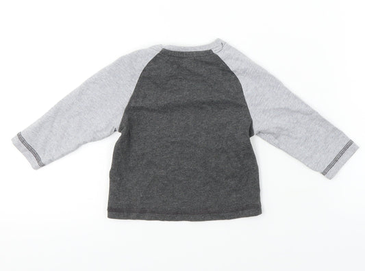 Nutmeg Boys Grey Basic T-Shirt Size 6-9 Months