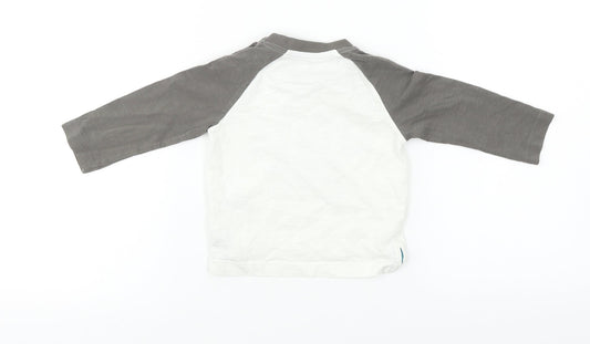 Nutmeg Boys White Basic T-Shirt Size 6-9 Months