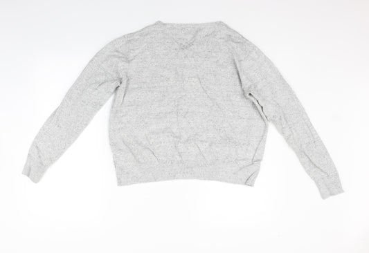 Marks and Spencer Womens Grey Cardigan Jumper Size XL