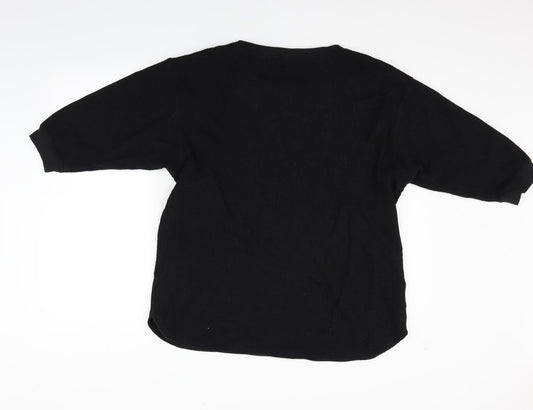 Preworn Womens Black Pullover Jumper Size XL