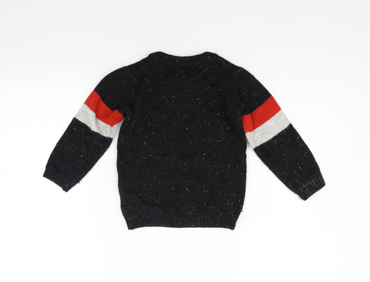Next Girls Black Pullover Jumper Size 3 Years - christams
