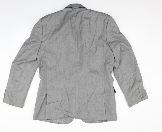 Preworn Mens Grey Jacket Blazer Size 42
