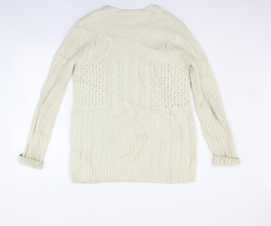 Topshop Womens Beige Pullover Jumper Size 8