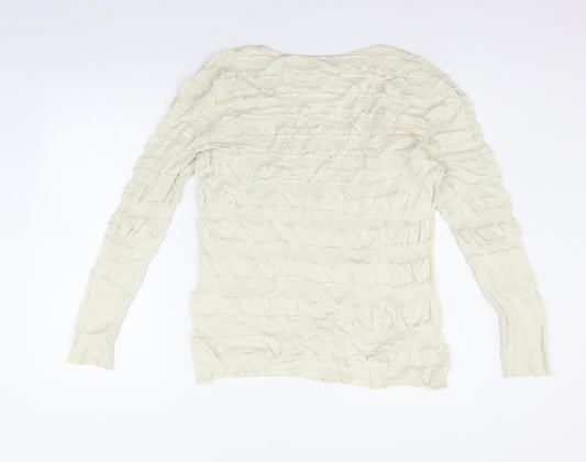 Kaliko Womens Beige Pullover Jumper Size 18
