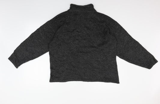 pacino Womens Grey Pullover Jumper Size M