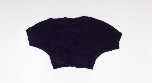 H&M Womens Purple Cardigan Jumper Size M