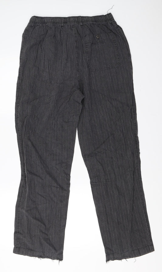 Marks and Spencer Womens Grey Trousers Size 33 in L31 in