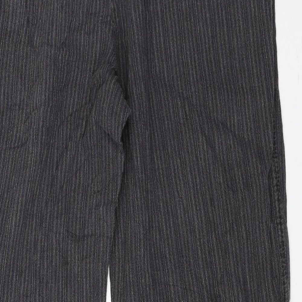 Marks and Spencer Womens Grey Trousers Size 33 in L31 in