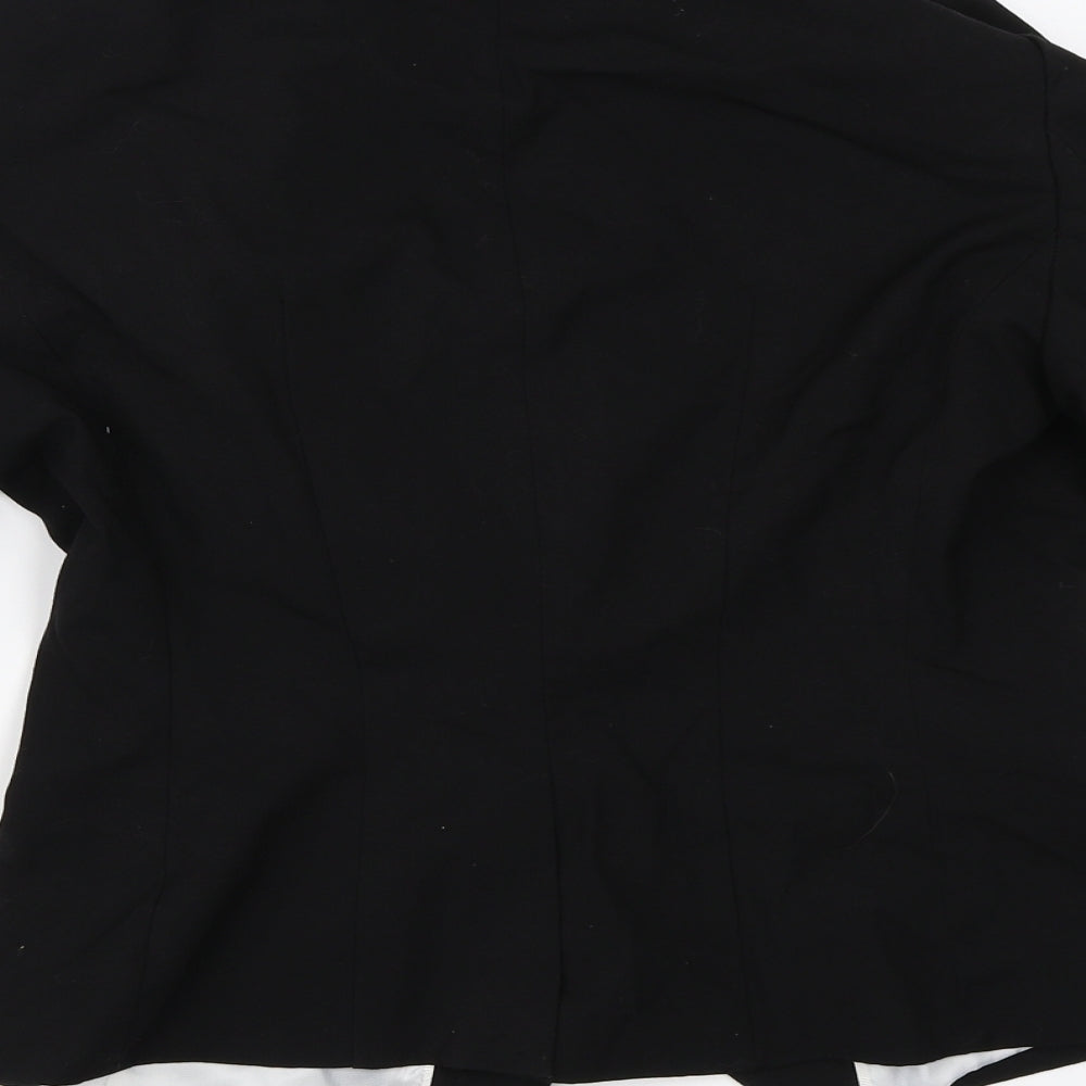 H&M Womens Black Jacket Blazer Size 38