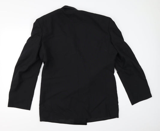 Marks and Spencer Mens Black Jacket Blazer Size 38