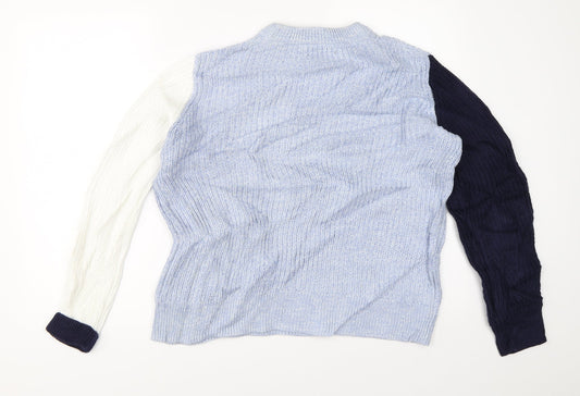 Marks and Spencer Womens Blue Pullover Jumper Size M