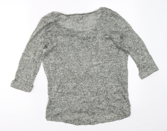 New Look Womens Green Pullover Jumper Size 8