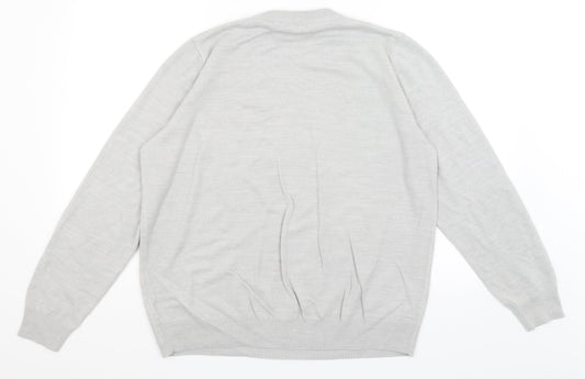 Classic Womens Grey Pullover Jumper Size 18