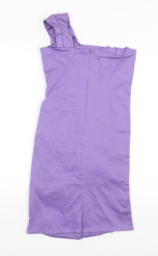 Bay Womens Purple Bodycon Size 8