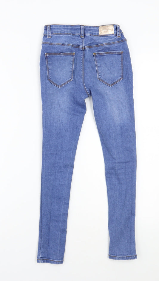 Denim & Co. Girls Blue Denim Skinny Jeans Size 9 Years