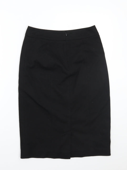 Precis Womens Black A-Line Skirt Size 10