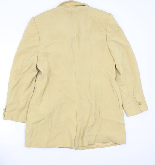 Bashler Womens Yellow Jacket Blazer Size 14