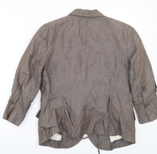 NEXT Womens Brown Jacket Coat Size 16