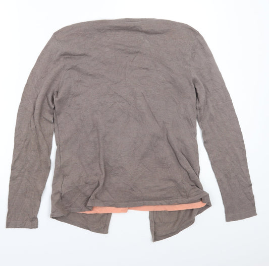 Jobis Womens Brown Cardigan Jumper Size L