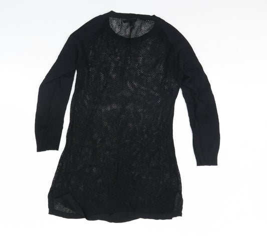 Lindex Womens Black Pullover Jumper Size S