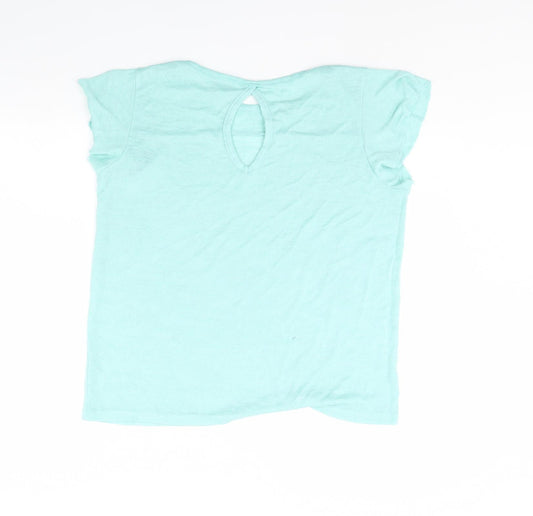 NOW Womens Green Basic T-Shirt Size 18