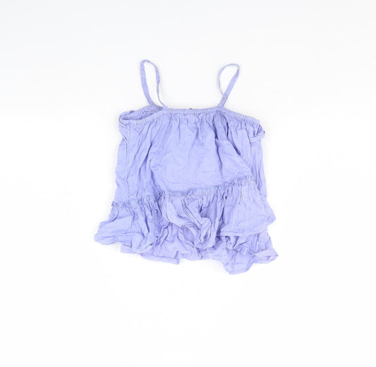George Girls Purple Cropped Tank Size 5 Years