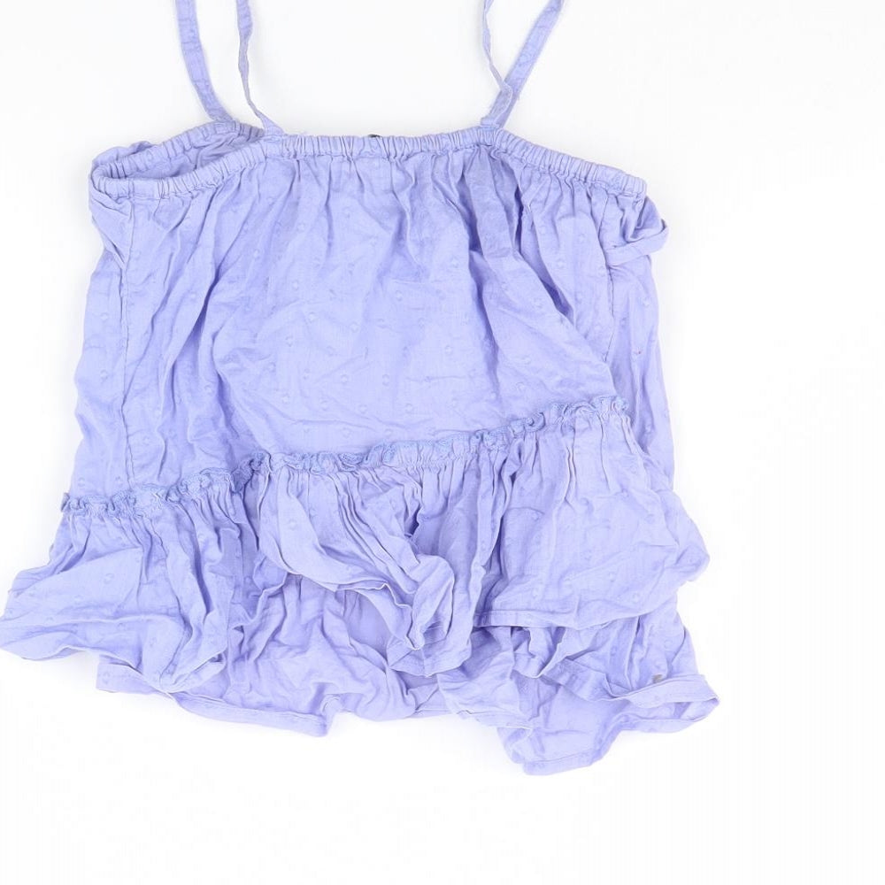 George Girls Purple Cropped Tank Size 5 Years