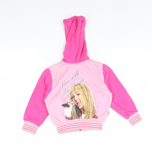 Preworn Girls Pink Jacket Size 2 Years - Hannah Montana