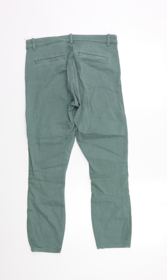 Gap Womens Green Straight Jeans Size 6 L25 in