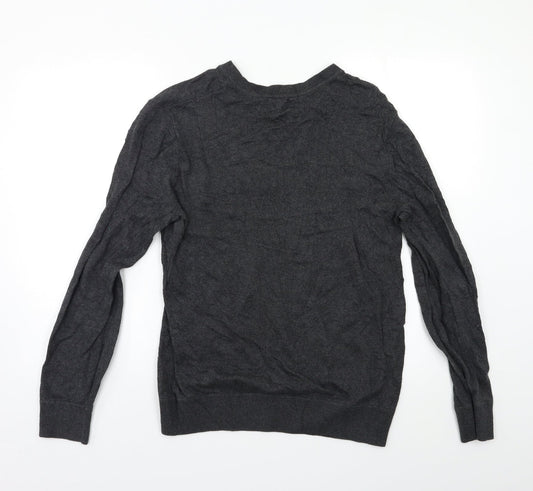 Gap Mens Grey Pullover Jumper Size M