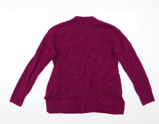 Preworn Womens Purple Pullover Jumper Size S